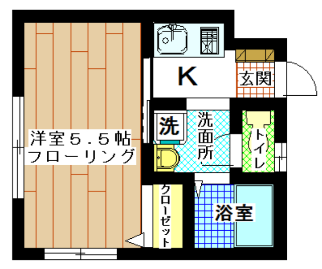 賃貸アパート　すずかけ台　1K